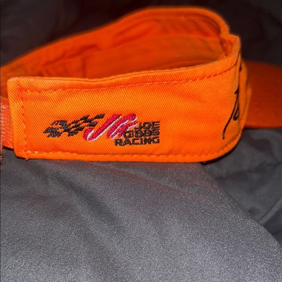 Joe Gibbs Racing Orange Visor NASCAR - Picture 2 of 9